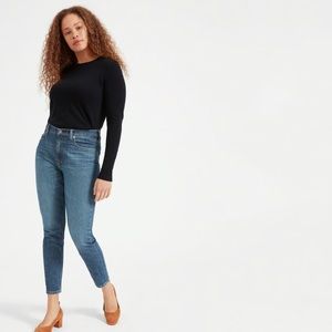 Everlane high rise skinny jeans (ankle length)